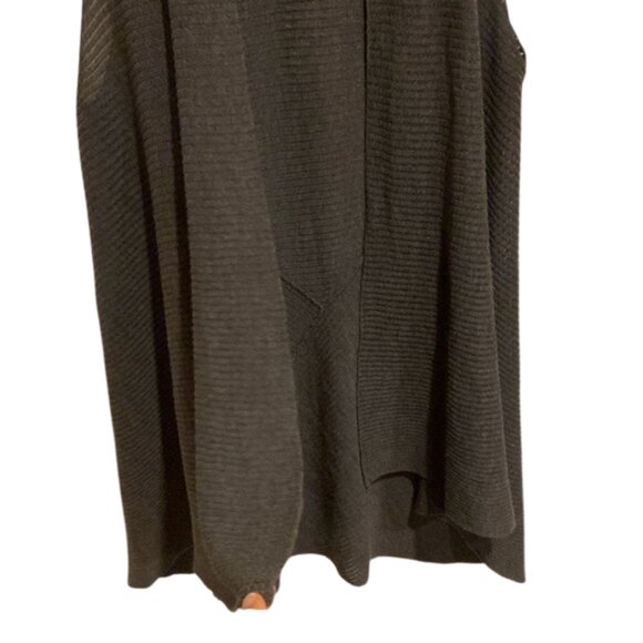 Eileen Fisher cardigan dark grey womens size M - Picture 3 of 8